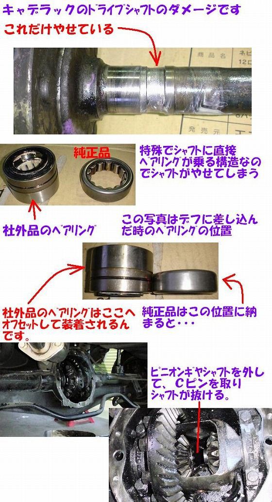 キャデラック リア　アクスル　ベアリング　シール　2セット Amazon.co.jp: 2ペア オートバイ 後輪ハブ ベアリング オイル