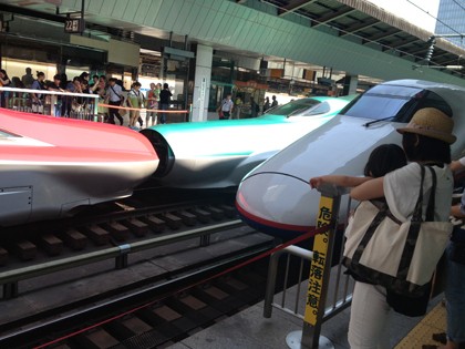 新幹線見物に東京駅へ Part2 ローテクパワーど楽観思考