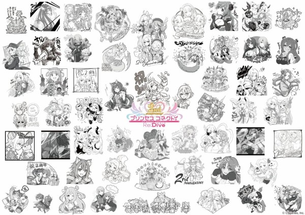 プリコネ 2周年カウントダウン画像 腹パン情報2 フィーナちゃんと 年目