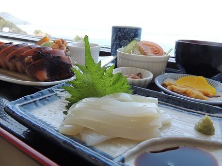 オーシャンビューカフェ 絶景絶品 美保関いかめし 灯台ビュッフェ あっちこっち ここdeランチ