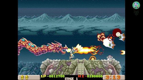 アイレム　ドラゴンブリード　アーケード版コンパネステッカー アイレム ドラゴンブリード アーケード版コンパネステッカー
