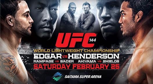 12年2月26日 日 Ufc 144 さいたまスーパーアリーナ Lutador Fight Information