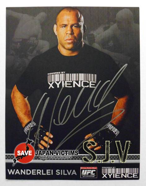 ヴァンダレイ・シウバ 直筆サイン入り Tシャツ ヴァンダレイ・シウバ