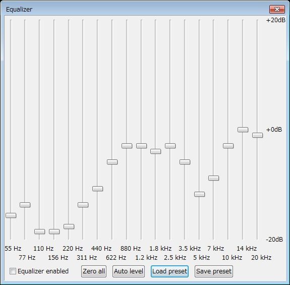 Foobar00のイコライザーとポータブルオーディオ りん遅報