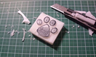 年賀状の自作スタンプ ぺえぺえの日記