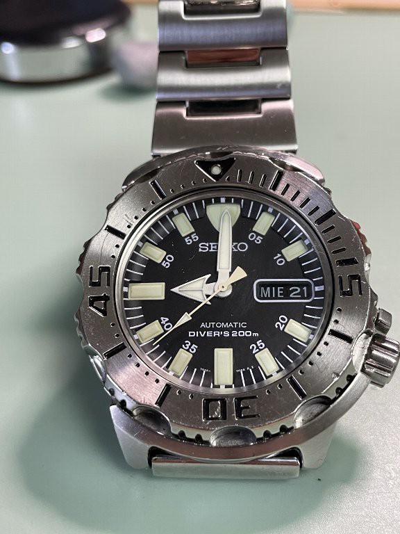 □もはやクラッシック 初代SEIKO Classic Black Monster 7S26-0350 SKX779 2000年～ :  僕と猫と時計と・・・徒然なるままに・・・