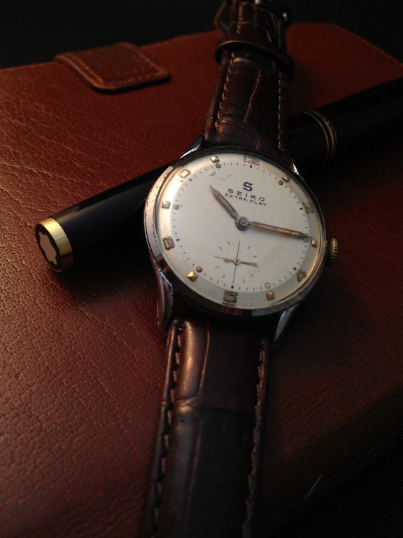 □ SEIKO EXTRA FLAT 新10B 1950年代 : 僕と猫と時計と