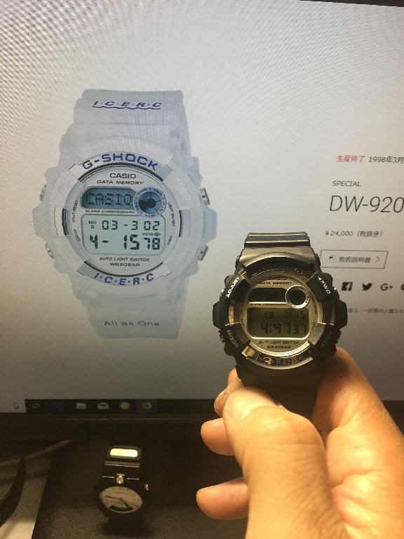 □ CASIO G-SHOCK DW9200K 1998年 染色で復活！? : 僕と猫と時計と・・・徒然なるままに・・・