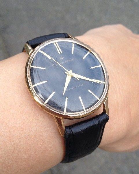 □ SEIKO Sportsmatic 17jewels 15017D (SMA) 1962年製 : 僕と猫