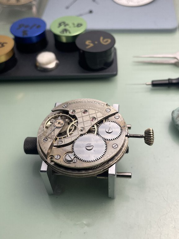 1円 TAVANNES WATCH Co GP ホワイト文字盤 腕時計 ボーイズ 不動 手巻