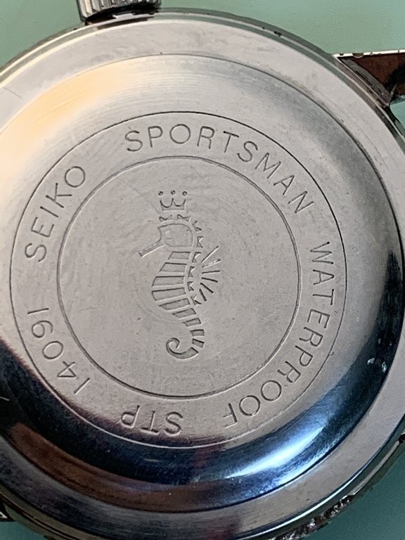 稼動品 SEIKO スポーツマン17jewels 売り手 諏訪マーク