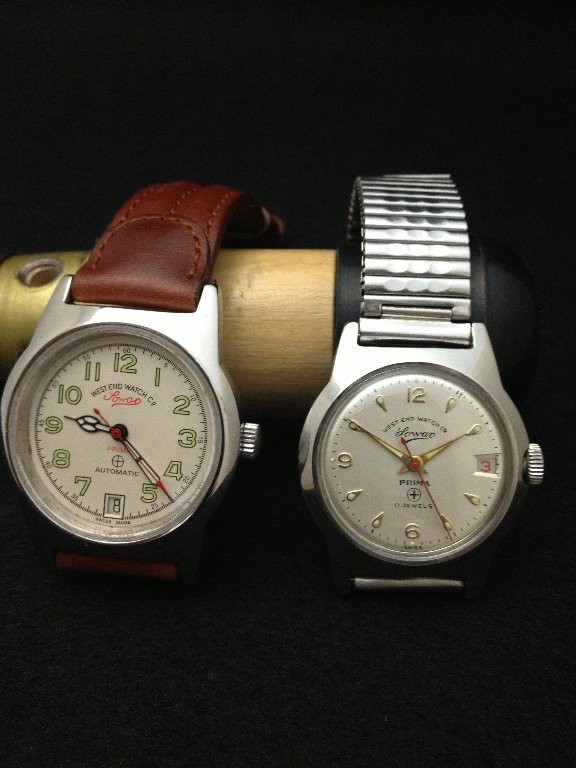□ WEST END WATCH Co Sowar Prima 17Jewels 1970年代 : 僕と猫 □ WEST END WATCH Co Sowar Prima 17Jewels 1970年代 : 僕と猫