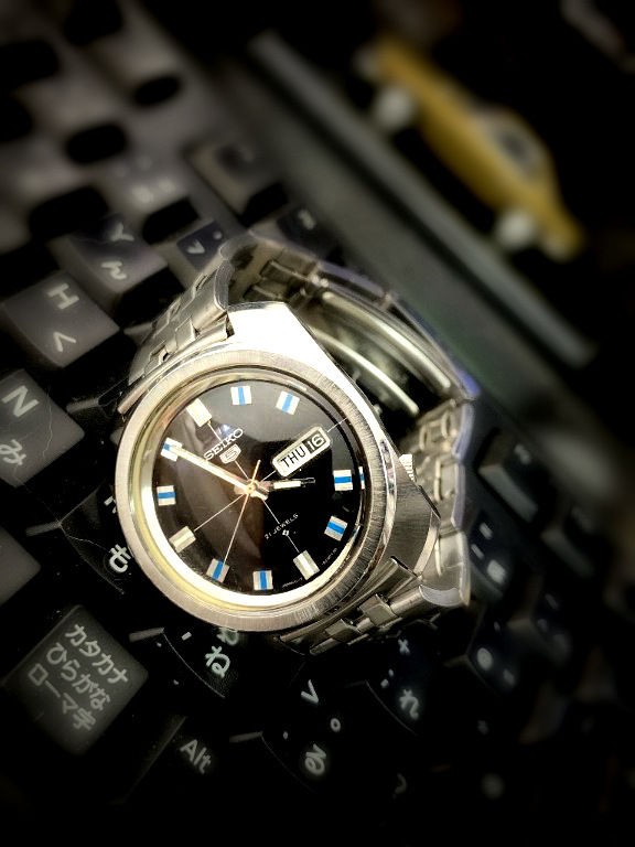 □ SEIKO 5 6119-8220 21Jewels（1969年）昭和44年 : 僕と猫と