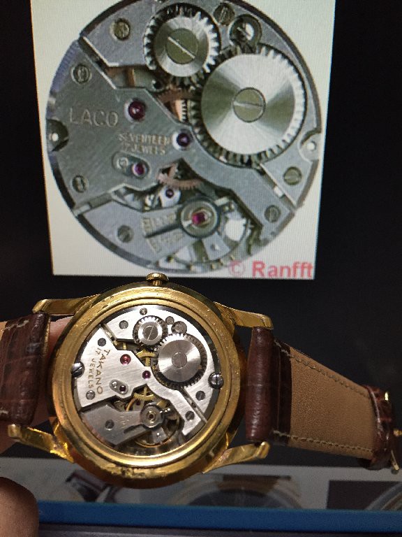 □ TAKANO Precision 17Jewels Cal.122？124？ (1960年前後