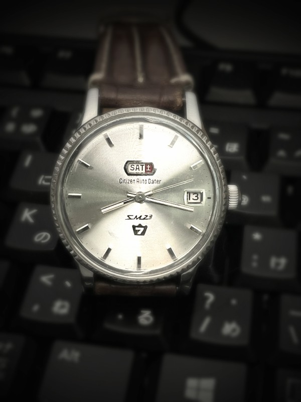 Citizen Auto Dater 7 SM23 ヴィンテージ Nice Vintage Citizen Auto Dater 7 SM 23 Jewels Automatic