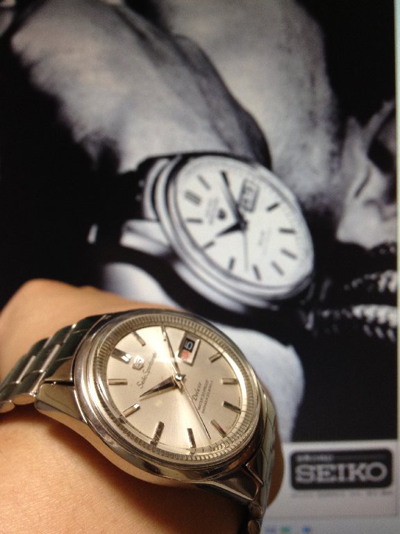 □ SEIKO 5 Sportsmatic Delux 23jewels Model:7606-7000 1965年 : 僕