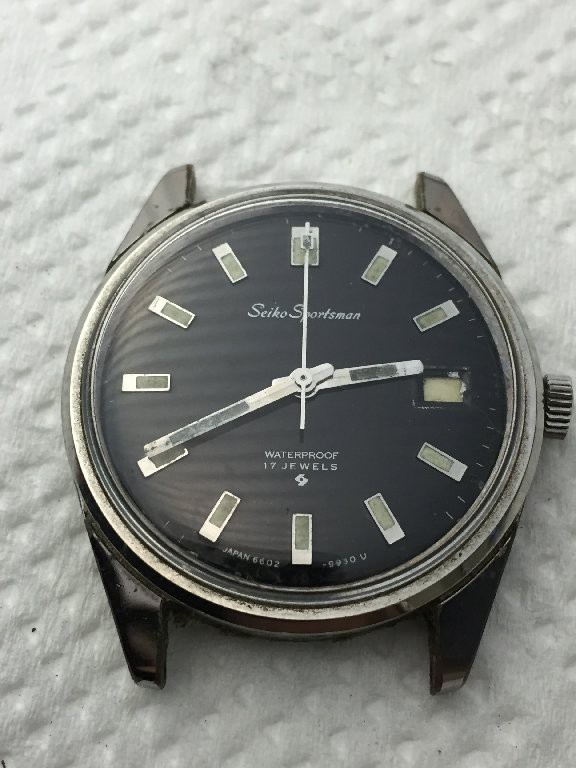 soshiwami様 □ SEIKO SPORTSMAN 17J 6602-9982 （1968年 昭和43年製） : 僕