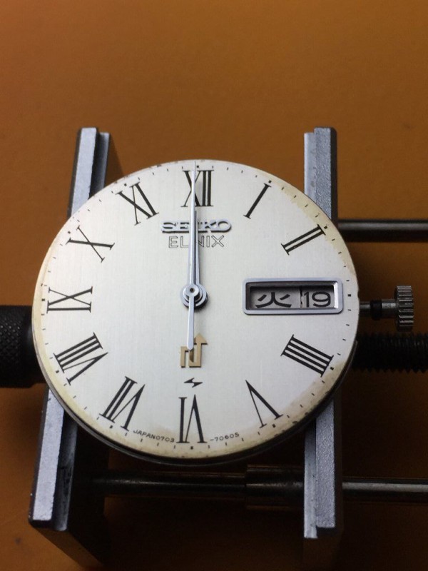 □ SEIKO ELNIX 0703-7070 電磁テンプ式 1974年製造 （昭和48年） : 僕