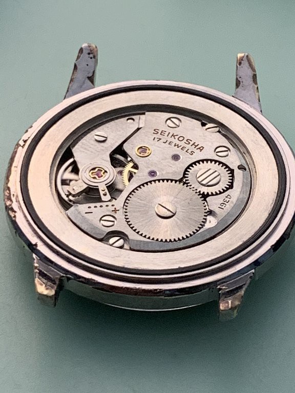 稼動品 SEIKO スポーツマン17jewels 売り手 諏訪マーク