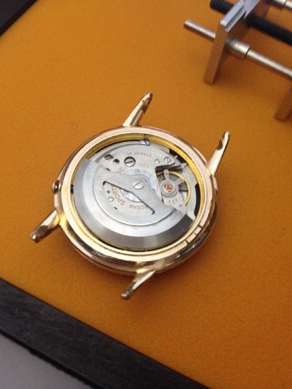 □ SEIKO Sportsmatic 17jewels 15017D (SMA) 1962年製 : 僕と猫