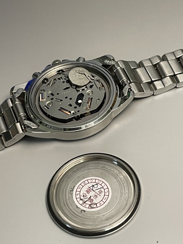 電池/ベルト交換済】SEIKO WIRED 7T92-0GD0 クロノグラフ 