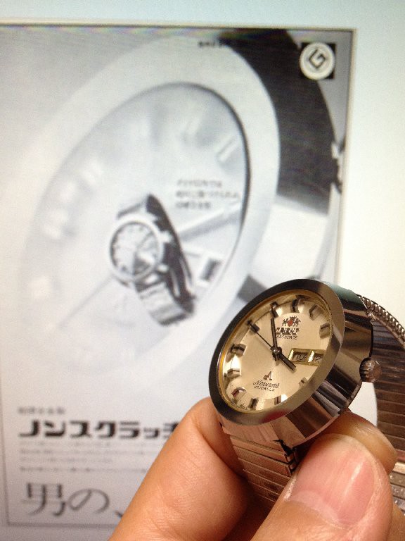 □ ORIENT CHRONOACE Nonscratch 27jewels : 僕と猫と時計と・・・徒然なるままに・・・