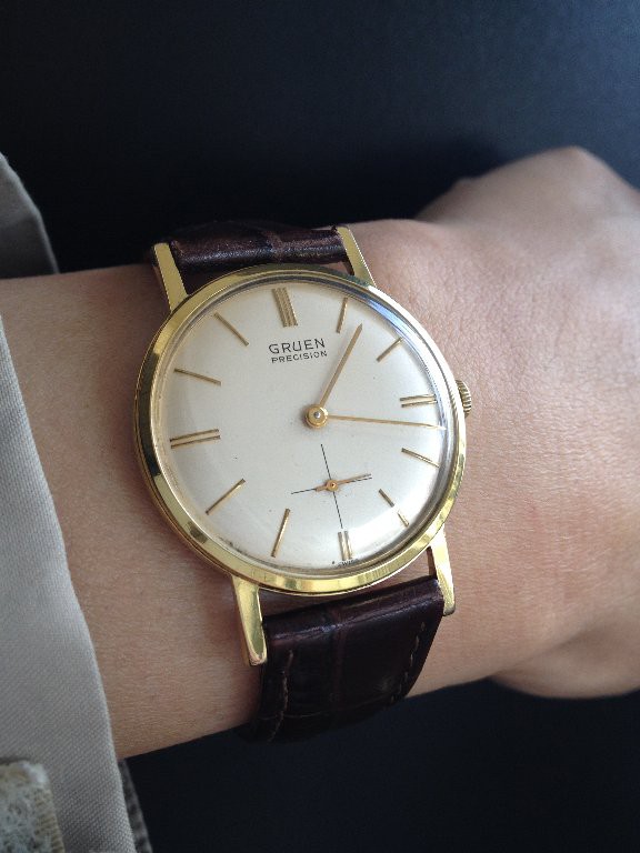 □ GRUEN PRECISION Cal:510 17jewels 1950年代 （昭和25年