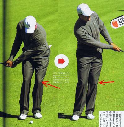 アプローチでの左膝の屈伸 スタックアンドチルト Stack Tilt で目指せ300ヤード パープレー