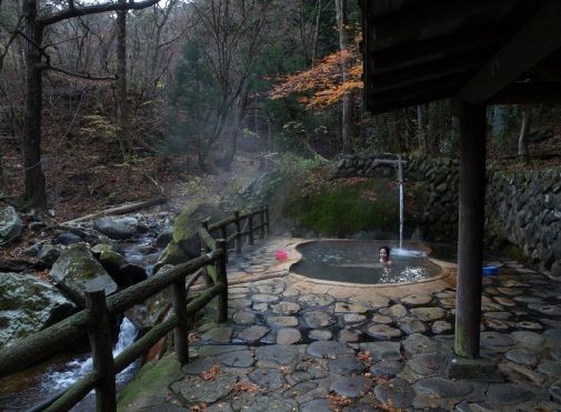 塩原温泉 福渡 不動の湯 混浴 Machicoの温泉入浴記