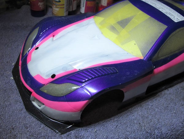 ヨコモのGT500を作る～ボディ塗装（後編） : MachineのRC道