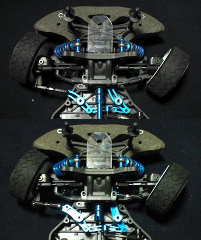 ドリパケのアッカーマン変更 : MachineのRC道