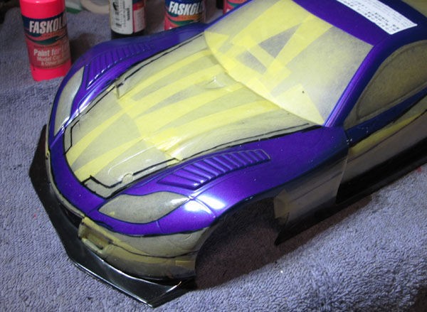 ヨコモのGT500を作る～ボディ塗装（前編） : MachineのRC道