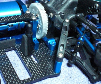 OD1370 アルミフロントサスアームセット forドリパケtypeC/ブラック オーバードーズ overdose OD YD-2 ラジドリ 【中古】 ドリフトパッケージ Type-C用 アルミフロントサスアームセット(For