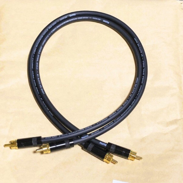 RCAケーブルを自作する KLOTS MC5000 : まいまいオーディオ Blog