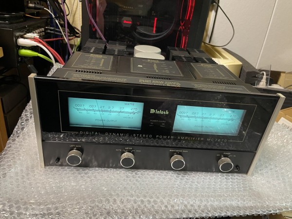 ★ McINTOSH・マッキントッシュ MC7270 ★ パワーアンプ McIntosh MC7270 パワーアンプを購入しました : まいまい