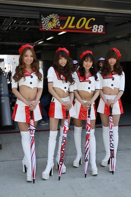 SUPER GT 2010 第3戦 富士 すずきかすみさん、黒沢美怜さん、小西 