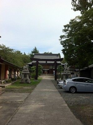 青森諏訪神社の梶紋 まっくの徒然日記