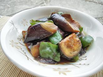茄子とピーマンの韓国風なべしぎ マクロビオティック 簡単 料理 レシピ ゆん ｓ