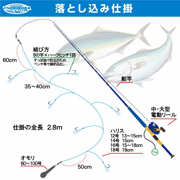 落とし込み仕掛け について画像をまとめてみた 釣りの一歩のblog 落とし込み仕掛け について画像をまとめてみた 釣りの一歩のblog