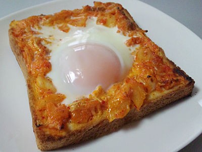 キムチ卵マヨ 食パンのおいしいアレンジレシピを紹介 食パン食べ男