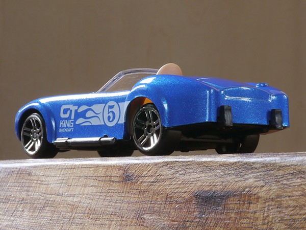 クラシックカー風 青いミニカー 1/64スケール MINI GT「Nissan Z☆LB NATION WORKS」(Seiran