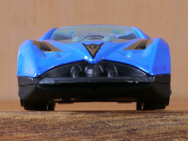 ダイソー ダイキャストカー スポーツカーB 青いオープンカー