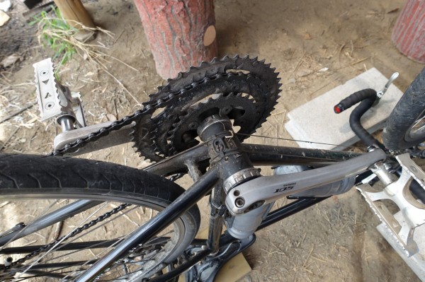 自転車 ペダルを踏むと異音がするので整備した 真 田舎暮らしにあこがれて