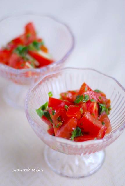子供の頃から大嫌いだったトマトも食べられるように トマトの大葉ナムル Mama Kitchen Powered By ライブドアブログ