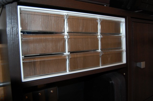 ダイソーのリメイクシートでニトリのレターケースを茶色化 まめ S Home Powered By ライブドアブログ