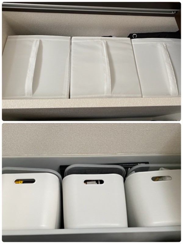 100均の はさめるラベルプレート は無印 Ikeaの収納ケースに簡単ラベリング まめ S Home Powered By ライブドアブログ