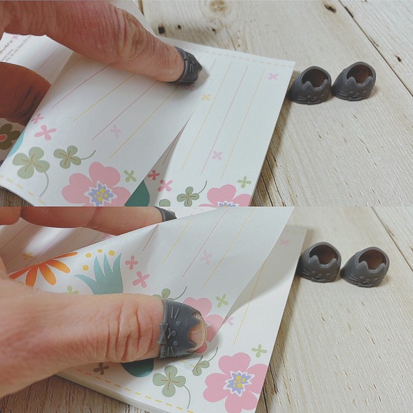 セリア 指サックネコが可愛いだけじゃなくデスクワークを楽しくサポートしてくれます まめ S Home Powered By ライブドアブログ