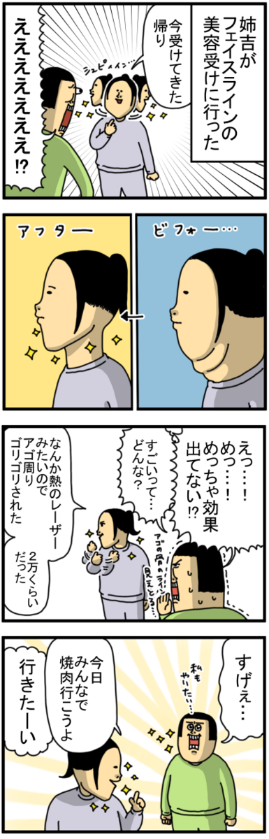 一瞬のきらめきだったアゴ : まめきちまめこニートの日常 Powered by