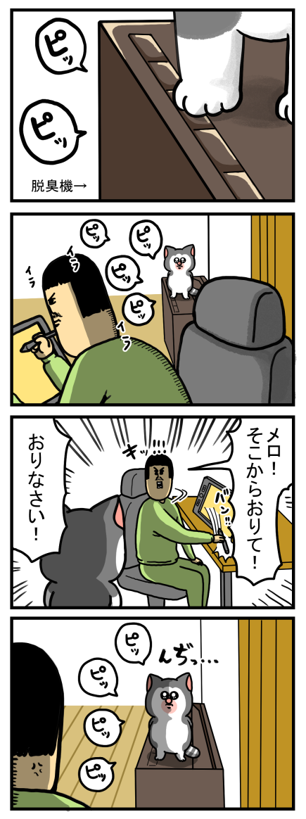 まめこページ ありえない仕打ち #絵日記