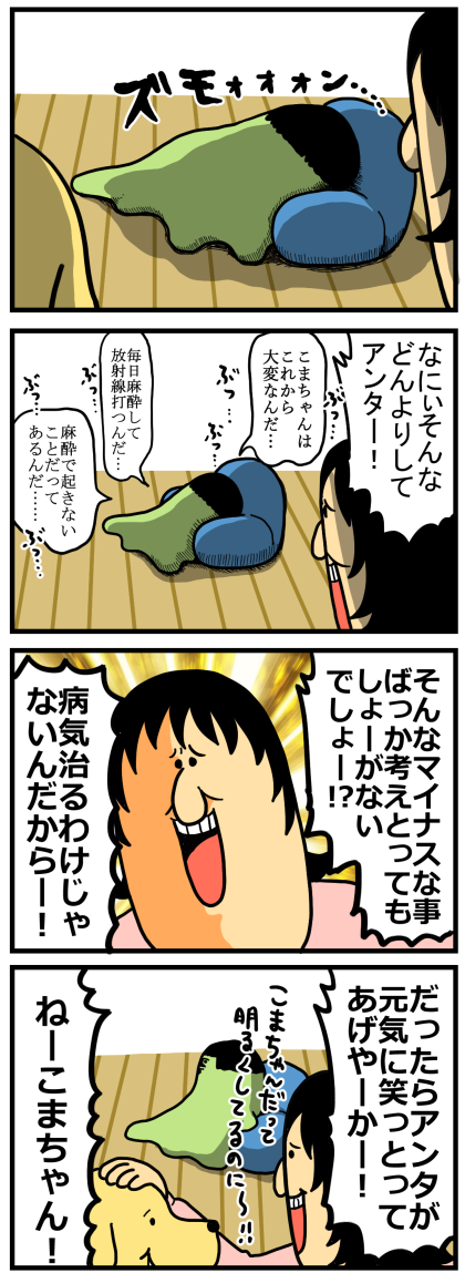 こまち闘病記7】病院から帰ると母が様子を見に来てた : まめきちまめ  